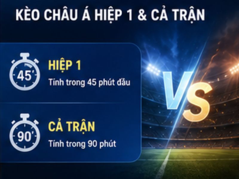 Kèo Châu Á Hiệp 1 Và Cả Trận